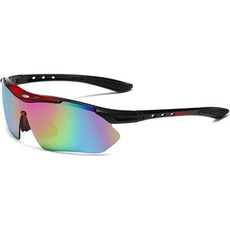 Okalu 偏光鏡片運動護目鏡太陽眼鏡, 混色 + 紅色