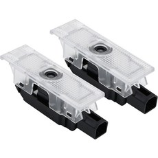 EXCELITE 瑪莎拉蒂專用無變色鏡頭高級型4K LED車門燈, 2個, 白色