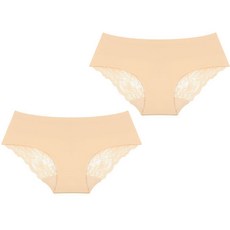 글램공감 평온 레이스 심리스 노라인 팬티 2p