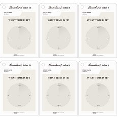 PLEPIC Thumbnail Index It便利貼, 09 時鐘, 6本