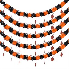 P&B UNITY 萬聖節紙彩旗, 07 立體彩旗, 5個