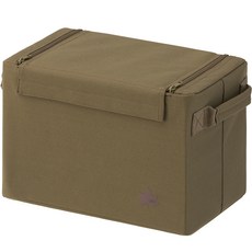 LOGOS 便攜式多功能多用途收納箱 M, 1層, 橄欖綠