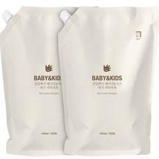 Homekeeping 嬰兒與兒童 嬰兒洗衣精 補充包, 2個, 1.8L