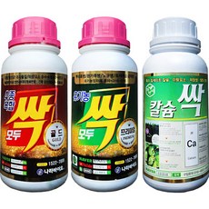 나라바이오 모두싹 복합비료 3종 세트, 1개, 500ml