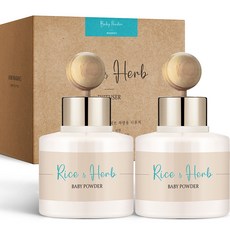 살림백서 라이스 앤 허브 차량용 디퓨저 80ml 본품 2p + 우드볼 스틱 2p + 부착 스티커 2p, 베이비파우더, 1세트