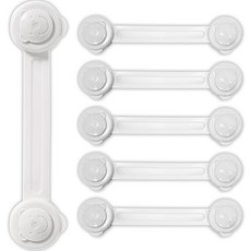 elelliving 帶型小熊抽屜安全鎖, 6個, 白色