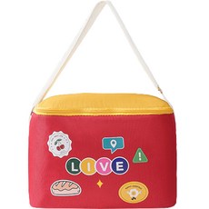 Midong Market 4色露營用保冷袋, 紅色