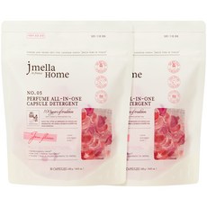 jmella 香水多效合一洗衣膠囊 覆盆子香, 30顆, 2袋