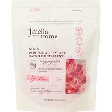 jmella 香水多效合一洗衣膠囊 覆盆子香, 30顆, 1袋