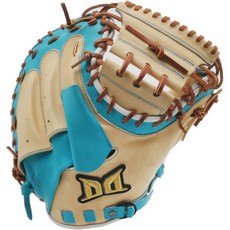 D.David 捕手手套 右投用 PS CM-WV M(BE/SB)23, 米色 + 天空藍