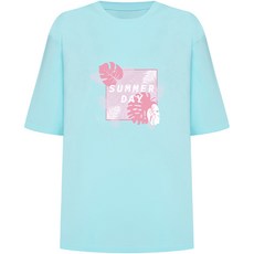 솔레일 남성용 하와이안 데이 루즈핏 체형커버 래쉬가드 반팔 상의