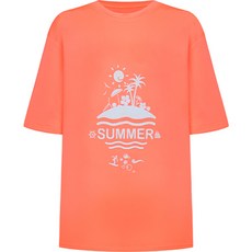 soleil 男款 Island Summer 寬鬆版型修飾身形防磨短袖上衣