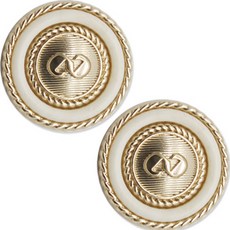 동대문단추왕 도나 단추 18mm, 아이보리 G, 2개