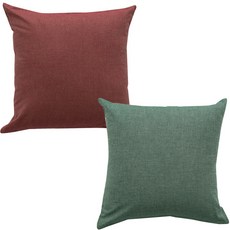 이코니하우스 선염무지 쿠션커버 2종 세트