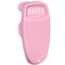 모던모어 세탁 미끄럼 방지 빨래판, 핑크, 1개