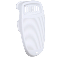 모던모어 세탁 미끄럼 방지 빨래판, 화이트, 1개