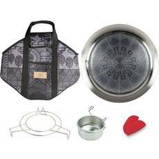 flyingcook CUBE Daikin塗層雙面不鏽鋼烤盤 + 收納袋組合, 28厘米, 1套