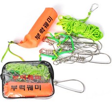 HAIDON 海東 10孔浮力釣魚魚扣, 混合顏色, 1個