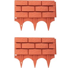 晨光香氣 菜園用圍籬 2入, 橘色