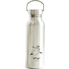 Flyingwhales 清秀佳人不鏽鋼保溫瓶, Let's Go, 500ml