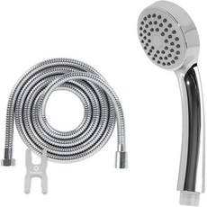 HOMEDAUM TheSSEN Love Shot蓮蓬頭+淋浴軟管2m組, 銀色, 1組
