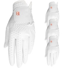 BRENCE 女性用 Logo B 高爾夫手套 左手用 4入