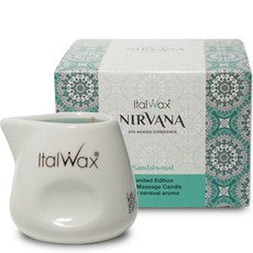 ItalWax Nirvana按摩香薰蠟燭 檀香, 1個, 75ml