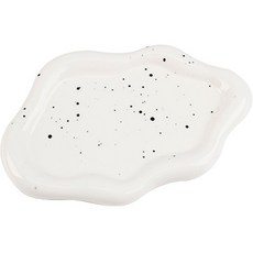 4色鍍鎳閃亮波浪紋展示托盤, 圓點