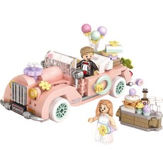 LoZ 婚禮禮車微型積木, 混色