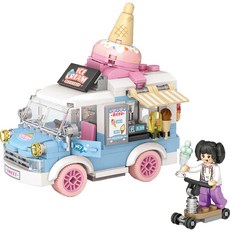 LoZ 迷你積木 冰淇淋車, 混合顏色