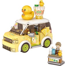 LoZ 迷你積木 檸檬茶推車, 混合顏色