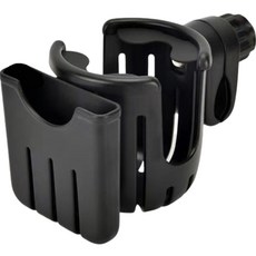 Broky 嬰兒推車 2合1 杯架手機架, 1個, 黑色