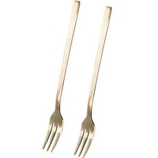 銅製水果叉, 2個, 單色