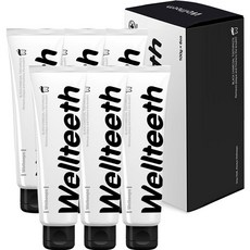 Welkeeps Wellness木炭牙垢護理牙膏, 6個, 100g