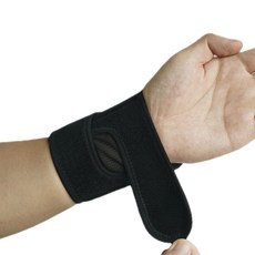바디락 더블 서포트 손목 보호대 블랙, 1개