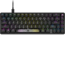 CORSAIR 海盜船 K65 RGB PRO MINI OPX 光學紅軸 電競機械式有線無數字鍵盤, 黑色, RGP0144, 紅軸