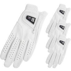 NEWZZLE 女款BTOUR高爾夫羊皮手套 左手用, 白色