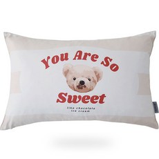 韓國 amante Sweet Bear 半超細纖維雙層枕頭套