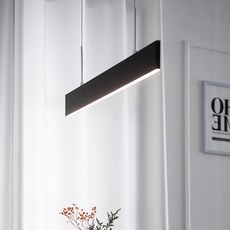 히트조명 LED 코리 라인 펜던트 조명 1200, 블랙(D25250BK)