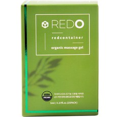 RED CONTAINER 蘆薈按摩凝膠 獨立包裝 20包入, 100ml, 1個