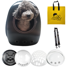 예펫 8세대 우주선 가방 + 창문 4종 세트, 블랙(가방), 1개