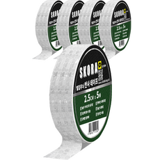 SKORA 夜光警示膠帶, 5捲, 銀色