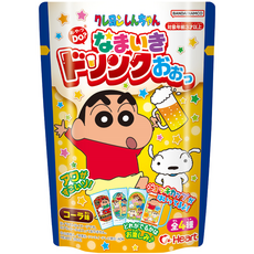 蠟筆小新氣泡飲料粉 10g+啤酒杯 商品貼紙隨機出貨, 1組, 單品