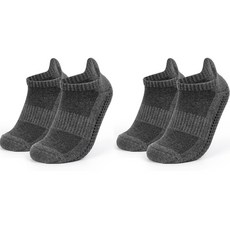 marketpia 男用皮拉提斯瑜珈防滑襪2雙組