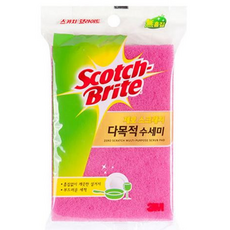 스카치브라이트 제로스크래치 다목적 수세미, 1개입, 1개