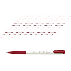 DONG-A Speedy Ball 24入組 0.7mm, Red, 2套
