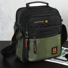 CAPACCI 男士運動休閒斜背包 YB_CP8405, 卡其綠