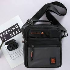 CAPACCI 男士運動休閒斜揹包 YB_CP8405, 灰色