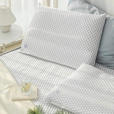 Sleep Sympathy Junior 空氣囊冰涼墊組, 白色, 涼墊+涼枕套