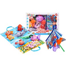 jollybaby 兒童遊戲墊感官發展玩具組, 海洋系列